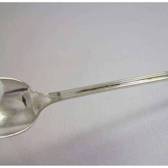 Antique Fairfield Silverplate Iced Tea Spoon Alpha c. 1915 - Picture 9 of 9